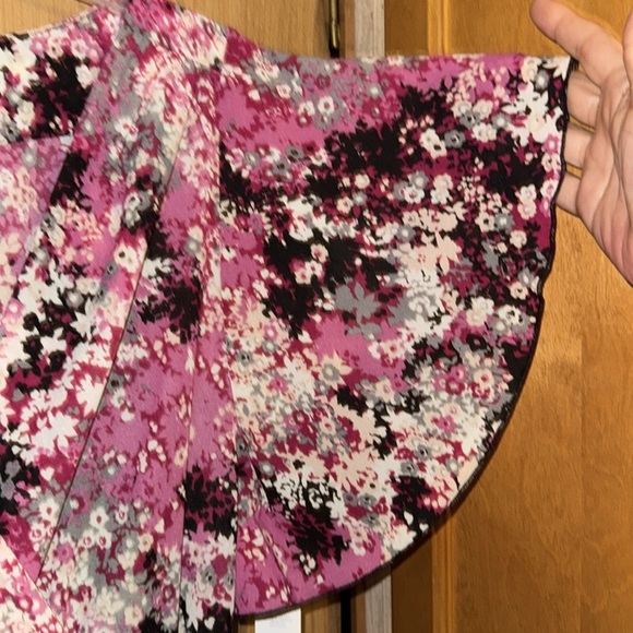 ELLE new Floral Pink Dress size large - Picture 5 of 8